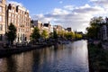 One of the canals in Amsterdam